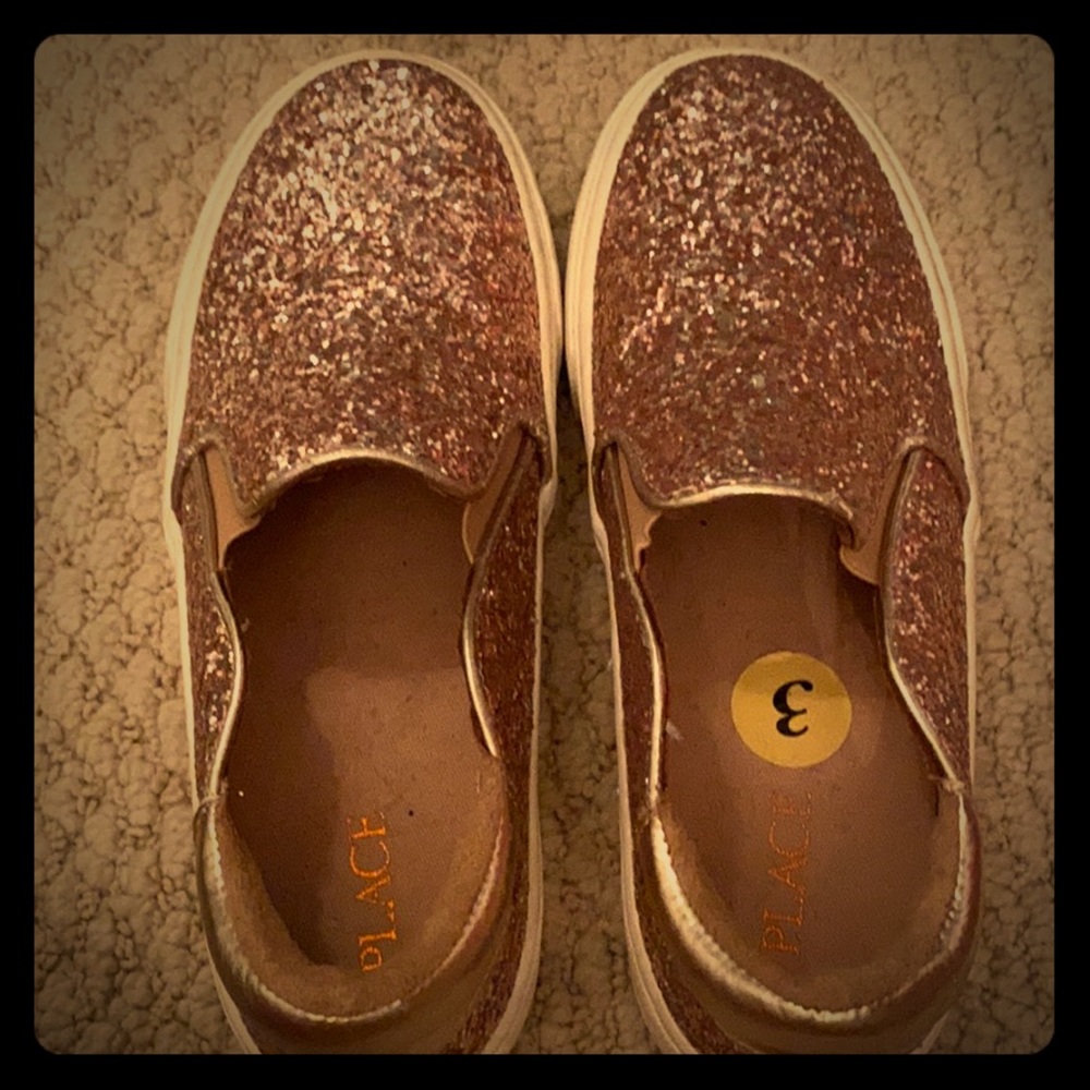 rose gold size 3 shoes